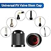 Tire Valve Stem Caps The Upgraded Version has a Sealing Ring for Car, Motorbike, Trucks, Bike, Bicycle （Black） (24) #3