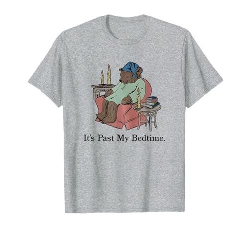 It's Past My Bedtime - Orsetto introverso assonnato divertente Maglietta