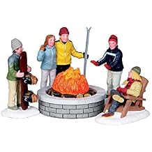 Lemax Fire Pit, Set of 5, Battery Operated 4.5V #04223