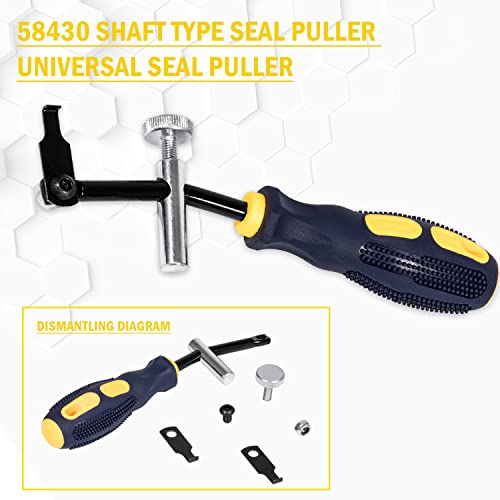 Usskyboy 58430 Shaft Type Seal Puller Universal Seal Puller For Many Shaft/Seal Disassembly For Auto And Motorcycles #TOP4