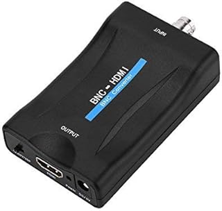 fosa BNC to HDMI Video Converter, 1080P/720P BNC to HDMI HD Adaptor Compatible with HDCP HDMI1.3 Surveillance Monitor