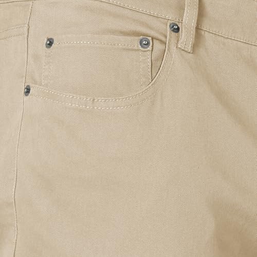 Amazon Essentials Men's 5-Pocket Stretch Twill Pants, Tan, 40W x 30L