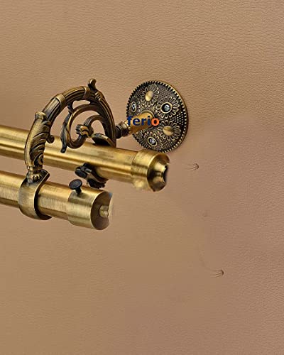 stylewise Soporte pesado para ventana de diseño antiguo (para barra de cortina de 1 pulgada), 1 par Cover