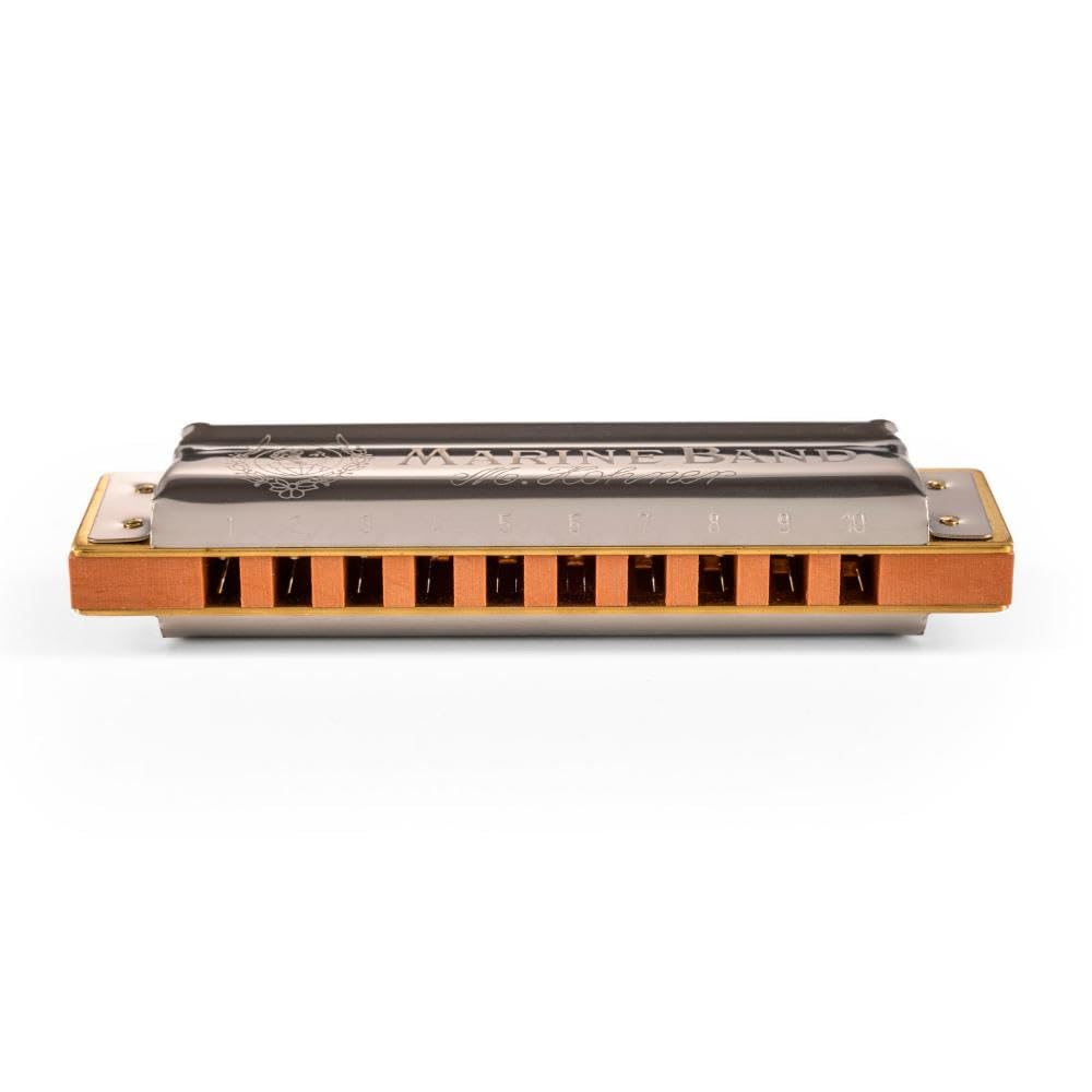 Hohner M1896066X, armonica a bocca Marine Band (in tonalità Fa)