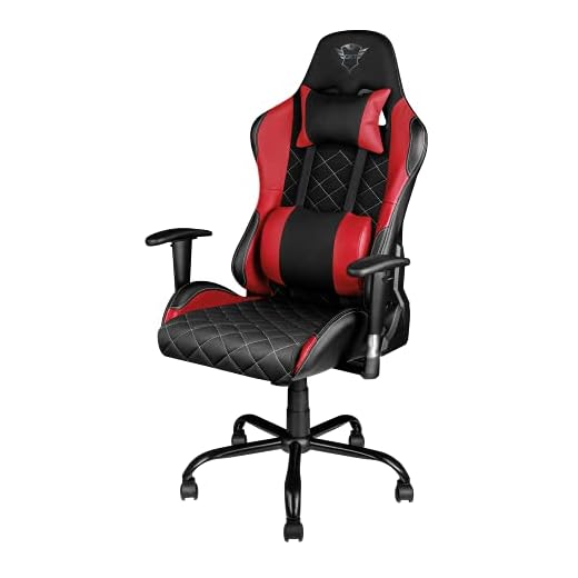 Trust GXT 707R Resto Gaming-Stuhl (Ergonomisch mit Höhenverstellbare Armlehnen) Rot