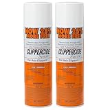 CLIPPERCIDE 5-in-1 Clipper Disinfectant Spray 15oz, 2 Pack | Cleans, Lubricates, Cools, Prevents Rust & Disinfects | Professional Clipper Spray for Barbers, Stylists & Pet Groomers | Made by BARBICIDE