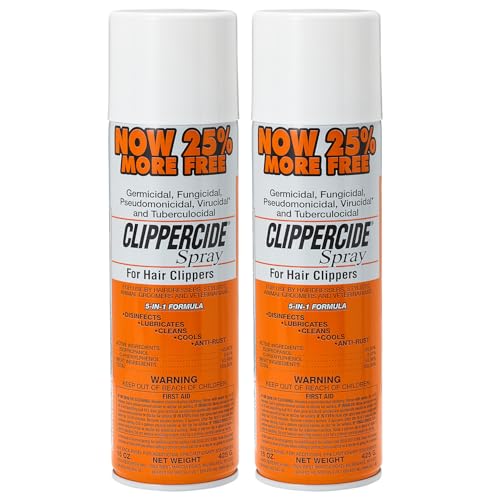 Clippercide Disinfectant Spray 15 Ounce Size (354ml) (2 Pack)