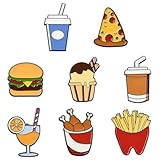 pins restaurant ciutadella À propos de l'emballage : vous recevrez 8 épingles à badge de restauration rapide avec 8 styles, vous permettant d'exprimer votre passion pour divers aliments délicieux d'une manière tendance