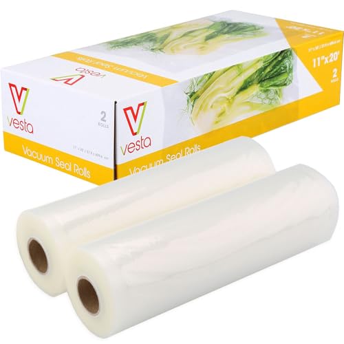 Vesta Precision Sacchetti Sottovuoto Alimenti Per La Conservazione Degli Alimenti E La Cottura Sottovuoto, Rotoli Sottovuoto | Per Sous Vide, Senza Bp