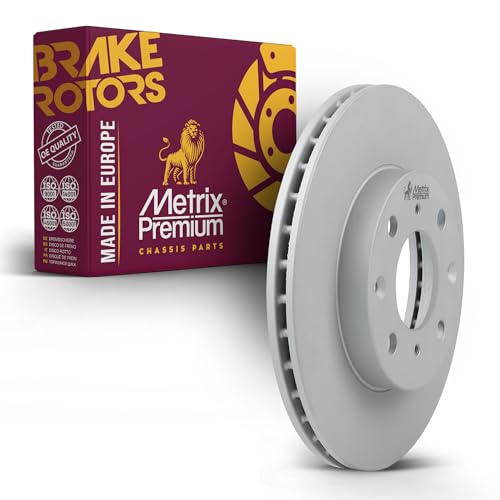 Metrix Premium Chassis Parts 240 mm Coated Brake Rotor Fits Honda Civic