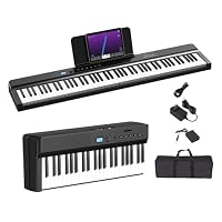 ✨年始セール✨新品❣️88鍵盤 電子ピアノ 動作確認済み 折りたたみ式 Amazon | 【音源＆外観 強化】OYAYO 電子ピアノ 88鍵盤折りたたみ式