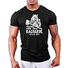 GYMTIER Sons of Odin - Training for Ragnarok Vikings - Men's Gym T-Shirt Bodybuilding Training Workout Lifting Top Clothing, Black, 4XL #2