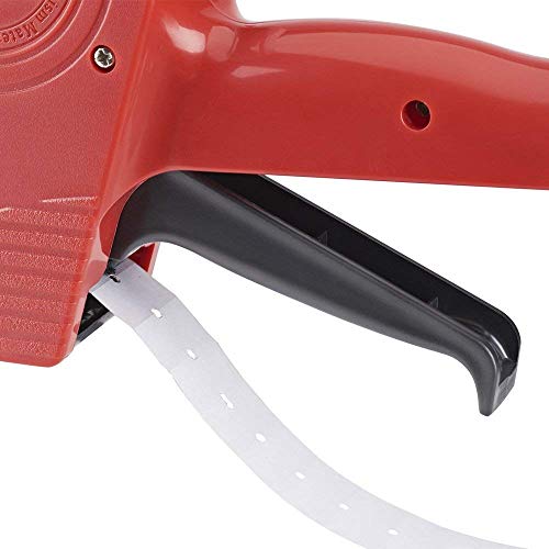 Price Tag Gun Label Printers & Makers Labeler Price Gun With Sticker Labels & Ink Refill For Office, Retail Shop, Grocery Store Ju-5500Eos (Red) #TOP5
