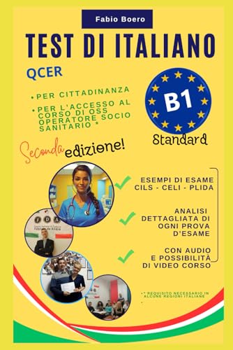 Test di italiano B1 Standard: Valido per la cittadinanza e il cor...