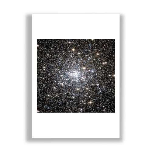 Télescope Hubble NGC 6752 décoration murale salon impression d'art mate format moyen