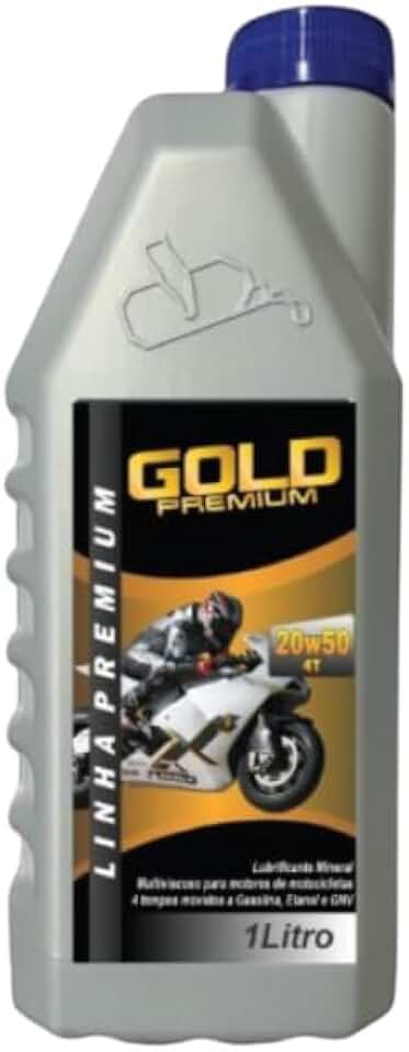 Oleo para motor Gold Premium 20w50 moto 1L