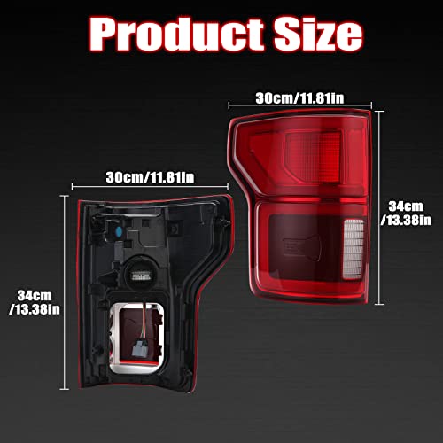 Mzorange Led Tail Lamp Light With Blind Spot For Ford F150 2018 2019 2020 Kl3Z13405B (Left Driver Side) #TOP3