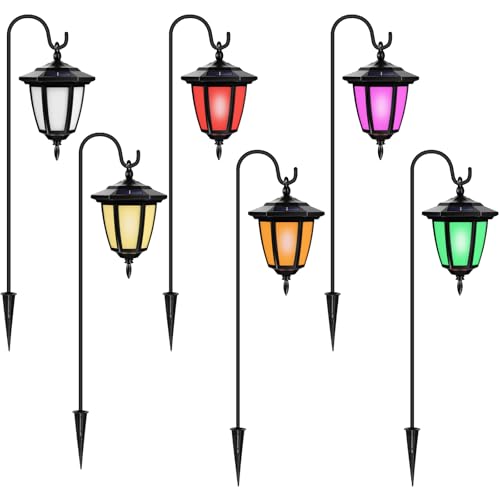 Viewsun 34 Inch Solar Hanging Lights, Shepherd Hook Lights with