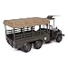 Motor city classics 1:43 Scale Military Diecast Collectible | WC63 Weapons Carrier with Canvas Top | Militaria Diecast Model 24218-40