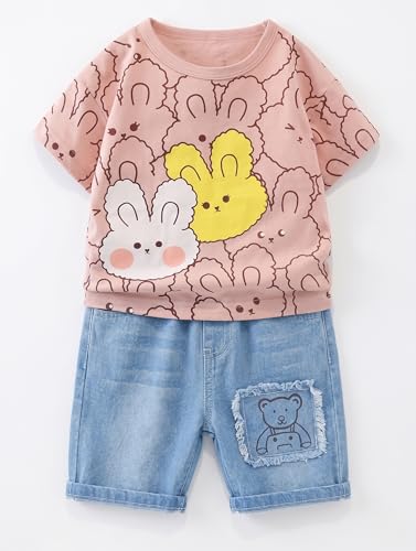 Image of Krishn Creations Kids Clothes for Boys | Cotton Printed Half Sleeve T-shirt and Shorts Baby Boy Dress | Casual Wear Kids Clothes