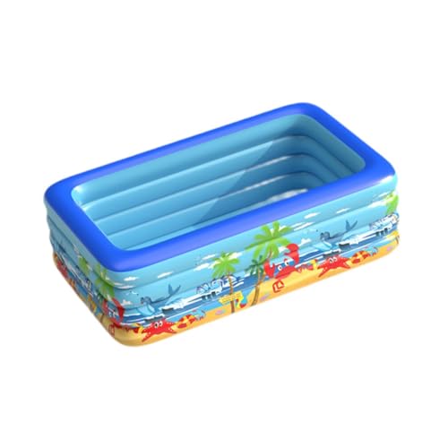 Piscine gonflable robuste avec parois renforcées 210cm - 2