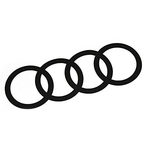 Audi Original Q2 C Blade Pellicola Decorativa Set Anelli Exterieur Anelli Brilliant Nero 81B064317 Y9B