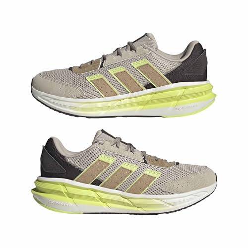Adidas Uomo Astrastar Shoes, Wonder Beige/Cardboard/Pulse Lime, 39 1/3 Eu - 6