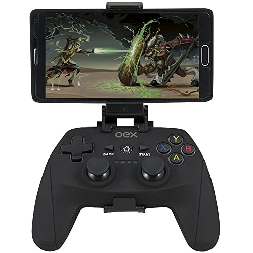 OEX GD100 Gamepad Origin Bluetooth, Joysticks e Controles para Computador, 2.4 ghz, USB, Preto