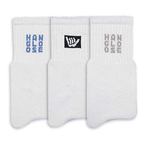Kit 3 Pares De Meia Hang Loose Masculino Branco 39-43