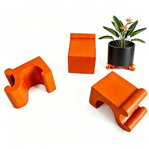 Resin Plant Risers (3 pcs) - Heavy Duty Pot Feet