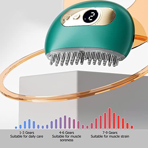Electric Gua Sha Massage Comb, 9 Levels Heating Back Massager Skin Muscle Relief Scraping Instrument Massage Brush Handheld Cupping Massage Tool For Back Body Scrape Gua Sha Skin Care Massage Tool #TOP4