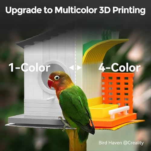 Creality CFS Upgrade Kit for K1 Series 3D Printers, Enables Multi-Color Printing with Up to 16 Colors, Compatible with K1 Max, K1C, K1, K1 SE, Includes New Extruder and RFID Support