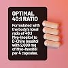 NatureWise Myo-Inositol & D-Chiro Inositol Supplement for Women - Fertility Supplements for Women - Ideal 40:1 Ratio - Myo Inositol 2000mg - Non-GMO, Vegan, USA Manufactured - [30-Day Supply]