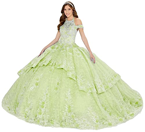 Robe de bal en perles et broderies haut de gamme avec train de balayage fluide