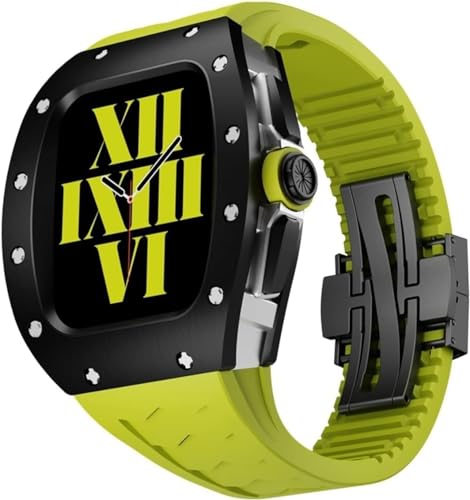 Bracelet de montre en acier inoxydable pour Apple Watch 8 7 45 mm métal