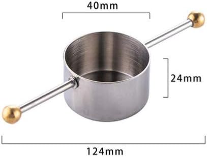 UPKOCH 30ml Bartender Jigger Spirit Measure Stainless Steel Cocktail 1.05 Ounce Cup - Image 4