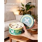 AOOVOO Sage Candle for Cleansing - 3 Wick 12oz Large Scented Candle with Crystals & Sage Leaves Inside, Soy Candles Non Toxic for Meditation Spiritual Gift, Aromatherapy Candle for Women Men - Image 4