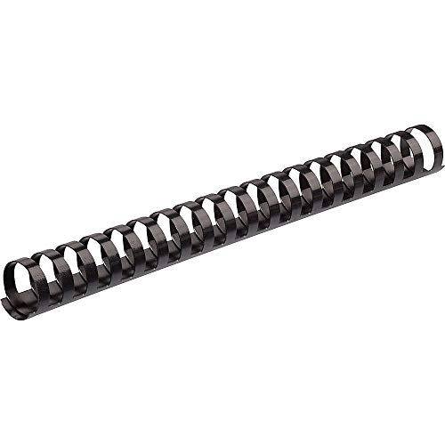 image for Fellowes Plastic Comb Bindings, 1 Inch, 200-Sheet Capacity, Black, 10 