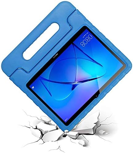 GOZOPO Compatible with Huawei T3 10 Kids Case, Shockproof Lightweight Handle Stand Kids Friendly Protective Case for Huawei MediaPad T3 10-9.6 inch (Blue)