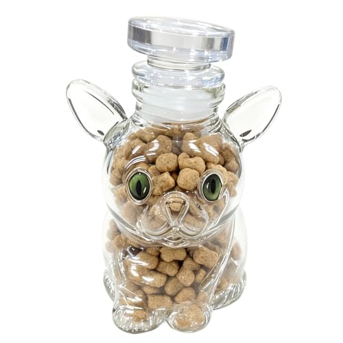Genérico Tarro de Caramelos con Tapa,Bote De Golosinas Con Forma De Mascota - Dispensador Alimentos Hermético con Tapa para Golosinas Fondant Chocolate Cápsulas Café Snacks Mascotas Cocina Comedor