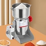 2500G Electric Grain Grinder, 32000RPM Electric Dry Food Grinder Machine Kitchen Domestic Stainless Steel Pulverizer Commercial Cereals Grain Mill for Grains Spices Herbs Pepper Coffee
