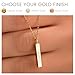 PURNEBU Urn Necklaces for Ashes – 14K Real Solid Gold Necklace Cremation Jewelry for Ashes – Handmade Personalized Memorial Necklace – Ideal for Loved One, Pet (14K Yellow Gold, Just Pendant)