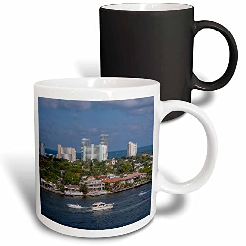 3dRose Intracoastal, Fort Lauderdale, Florida 11oz Magic Transforming Mug