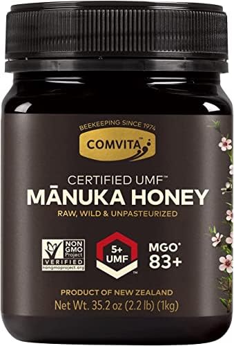 Comvita Manuka Honey (UMF 5+, MGO 83+) | New Zealand’s #1 Manuka Brand | Raw, Wild, Non-GMO | Superfood for Daily Vitality | 35.2 oz (Best Value)