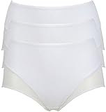 Ex Store Culotte de contrôle de lumière Taille haute Style rétro   Blanc   38