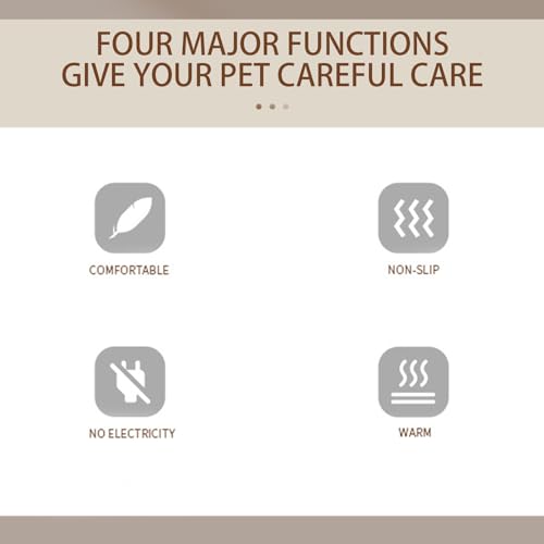 Cama de gato com aquecimento automático, Cobertor térmico macio e quente para tapete de cachorro aqu