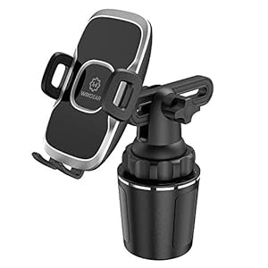 WixGear Cup Phone Holder, Car Cup Holder Phone Mount for Car with Adjustable Automobile Cup Holder Smart Phone Cradle…