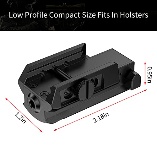 Theopot Red Dot Laser Sight 20mm Standard Picatinny Weaver Rail or Pistol Handgun Gun Rifle USB Charging Cable