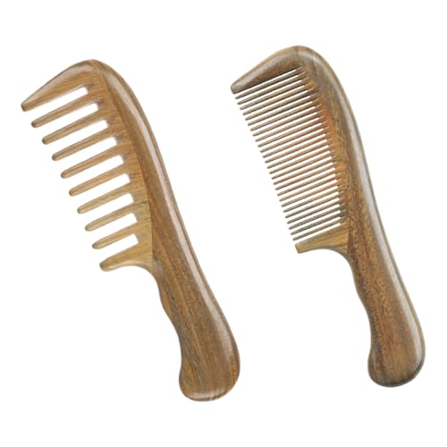 Peignes en bois de santal Healvian votre rituel bien-être cheveux à la maison
