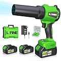 Leaf Blower Cordless - Lightweight Electric Handheld Blower with Battery and Charger, 3 Speed Mode, Blowers for Lawn Care, Patio Cleaning, Dust Cleaner (Dark Green)